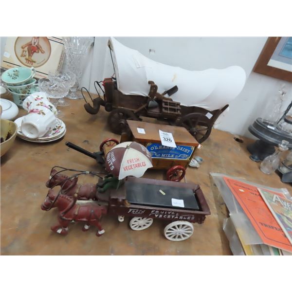 Cast Horse Drawn Wagon, Models
