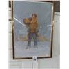 Image 1 : Boys Town Nebraska Framed Winter Poster
