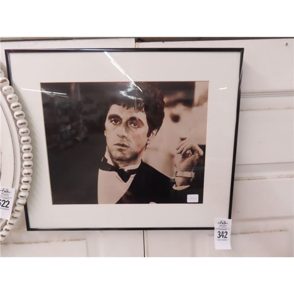 Framed Al Pachino Poster Scarface