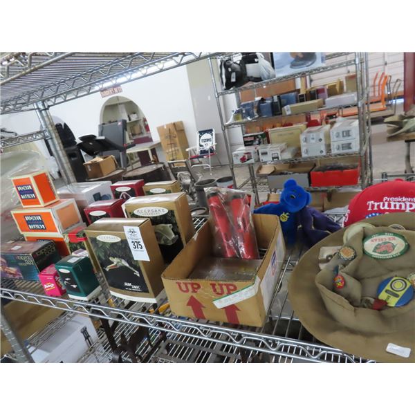 Train Cars, Hallmark Ornaments, Fishing Hats