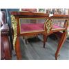 Image 2 : Cherry Queen Anne Cast Brass Figural Hall Table