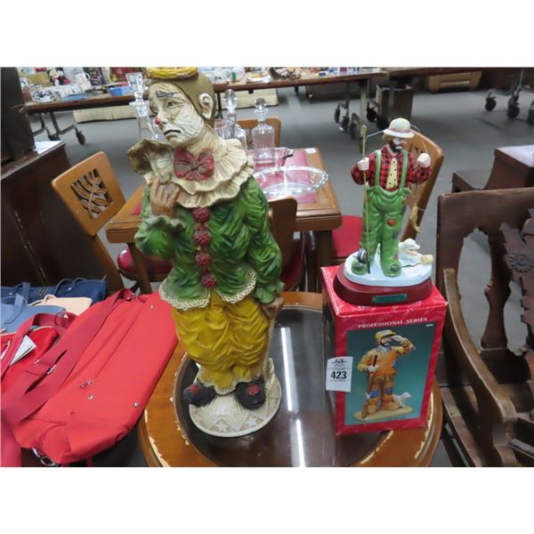 Emmett Kelly Figurine,  30"  Clown
