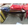 Image 1 : Mahogany Oval Glasstop Coffee Table