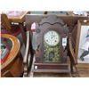 Image 1 : Antique Pendulum Mantle Clock - Damage At Top