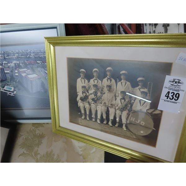 Framed Vintage Marines Photo, Condo Photo