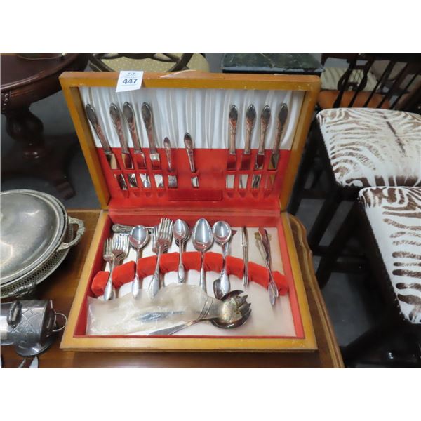 Silverplate Utensils w/Box