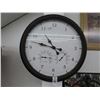 Image 1 : Large Round Wall Clock/Barometer