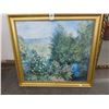 Image 1 : Framed Mona Print Corner of The Garden