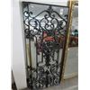Image 1 : Floral Ornamental Iron Mirrored Wall Panels - Pair - No Shipping
