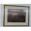 Image 1 : Framed Western Wall Art The Parlay In The Forest Signed Friberg