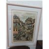 Image 1 : Framed French City Scape 41/300  Artist Signed