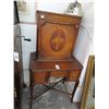 Image 1 : Vintage Small Burl Drop Front Vanity