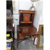 Image 2 : Vintage Small Burl Drop Front Vanity