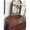 Image 2 : Mahogany 3 Drawer Chest w/Mirror