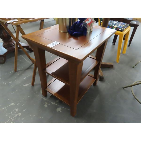 Oak Mission Style End Table