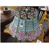 Image 1 : Floral Leaded Glass Lamp Shade