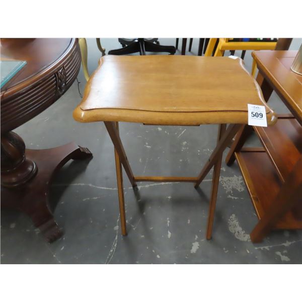Oak TV Tray