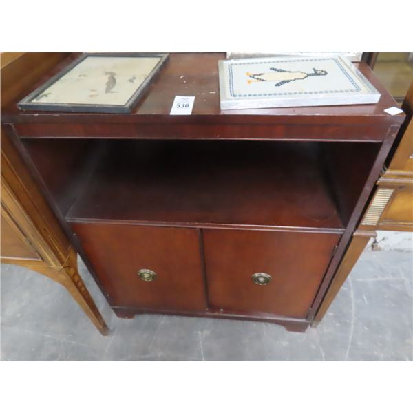 Mahogany Record Cabinet