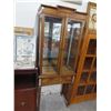 Image 1 : Burl footed Curio Cabinet