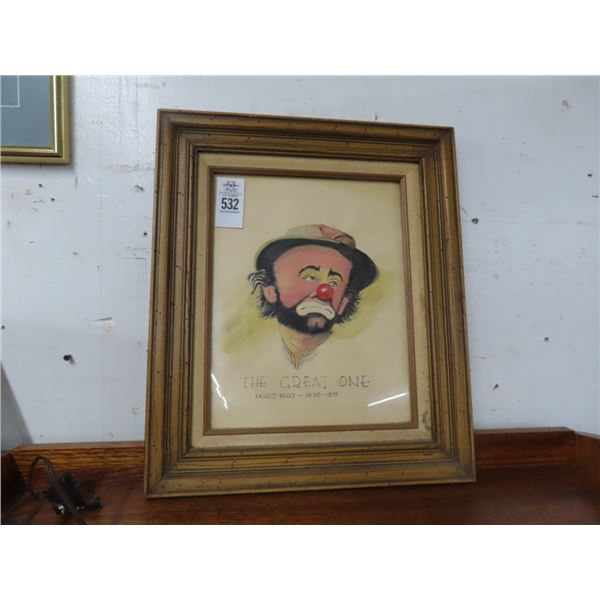 Emmett Kelly The Great One Wall Art