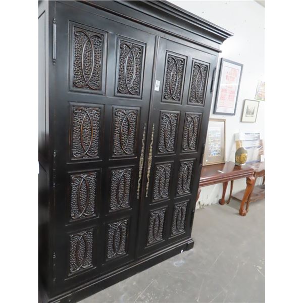 2 Door Wardrobe Cabinet Approx.  7'  X  5'