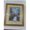 Image 1 : Framed Venice Canal Scene Artist Signed/Numbered