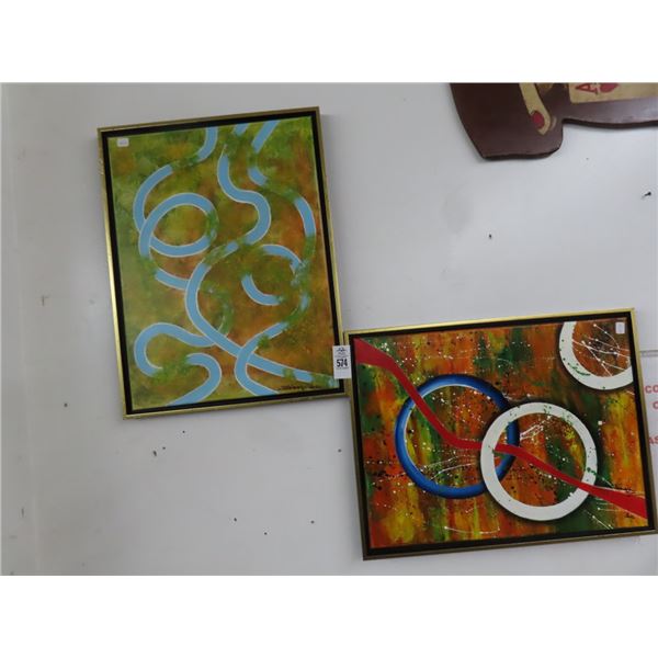 Abstract Wall Art Artist Signed
