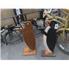 Image 1 : Penguin Waiter Wood Statuaries - 2
