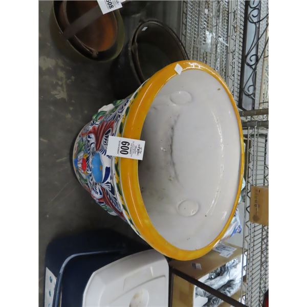 Large Painted Planter