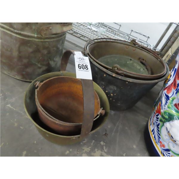 Brass/Cast/Metal Buckets - 5