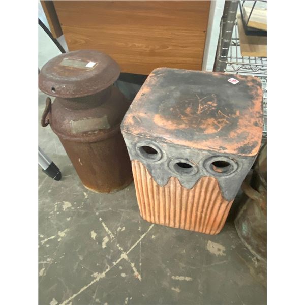 Vintage Milk Jug, Pedestal