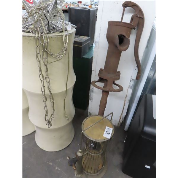 Caged Spinner, Old Water Pump