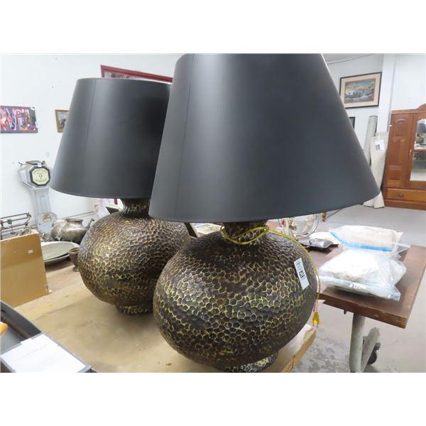 Large Designer Lamps - Pair