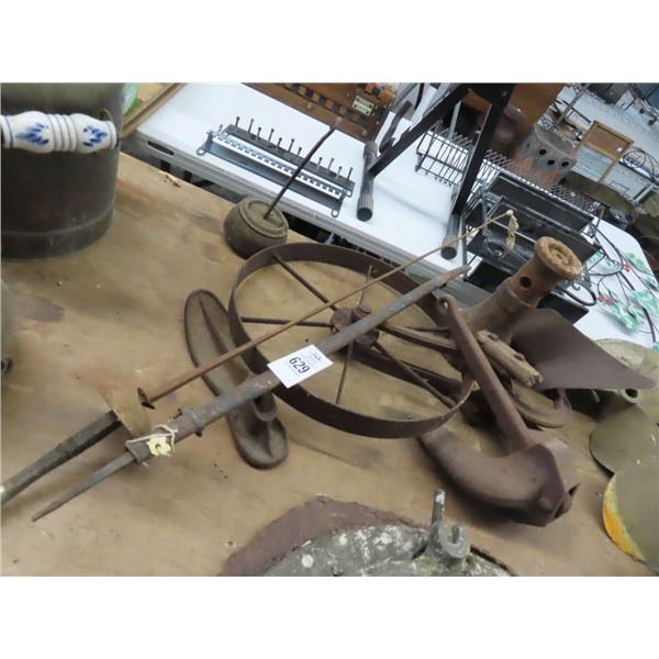 Vintage Plow, Anchor, Swords, Mold