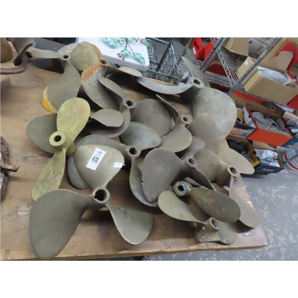 Lot of Brass Boat Propellars