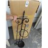 Image 3 : Ornate  3'  Iron Candle Sconces - 4