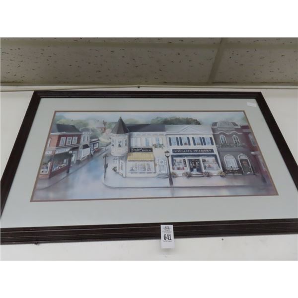 Vermont  ?  Pond Scene Signed Bennett