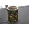 Image 3 : ANTIQUE CHINESE BLACK LACQUER BRUSH POTS & 1 BRUSH (3 PCS)