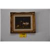 Image 1 : FRAMED OIL ON CANVAS, STILL LIFE; SIGNED DE MAZIA (15" X 13")