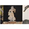 Image 2 : JAPANESE WOOD CARVING OF BISHAMONTEN (BUDDHIST DEITY)