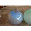 Image 4 : VINTAGE DANSK ART GLASS SWIRL VASES (3 PCS)