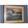 Image 1 : FRAMED SEASCAPE (35 1/4" X 29 1/2")