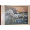 Image 2 : FRAMED SEASCAPE (35 1/4" X 29 1/2")