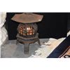 Image 2 : VINTAGE CAST IRON PAGODA LANTERN, ELECTRIFIED