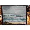 Image 2 : FRAMED OIL ON CANVAS, SEASCAPE BY JULIE GREGORY (21" X 16 1/2")