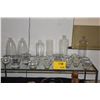 Image 1 : COLLECTION OF CANDLE HOLDERS & HURRICANE SHADES (23 PCS)