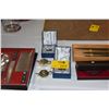 Image 1 : MIXED LOT: KNIVES, SALT & PEPPER SHAKERS, MINI TEAPOTS & CAKE SERVER (14 PCS)