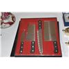 Image 2 : MIXED LOT: KNIVES, SALT & PEPPER SHAKERS, MINI TEAPOTS & CAKE SERVER (14 PCS)