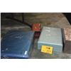 Image 1 : COLLECTION OF CLOTH COVERED BOXES (NEW) (4 PCS)