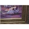 Image 3 : FRAMED LOREN TWO-BULLS PAINTING ON ART BOARD (25 1/2" X 21 1/2")